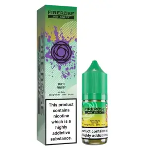 Tutti Fruity Nic Salt E-Liquid by Firerose 5000 Salts 10ml